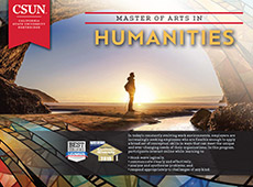 M.A. in Humanities brochure cover