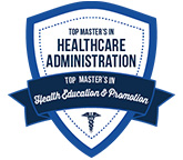 Number 11 Top 15 Master’s in Health Education and Promotion 2020 badge. badge.